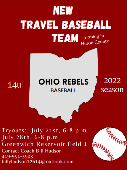 ohio travel baseball teams looking for players